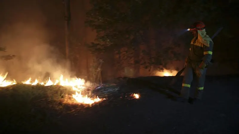 Incendio en Pontevedra