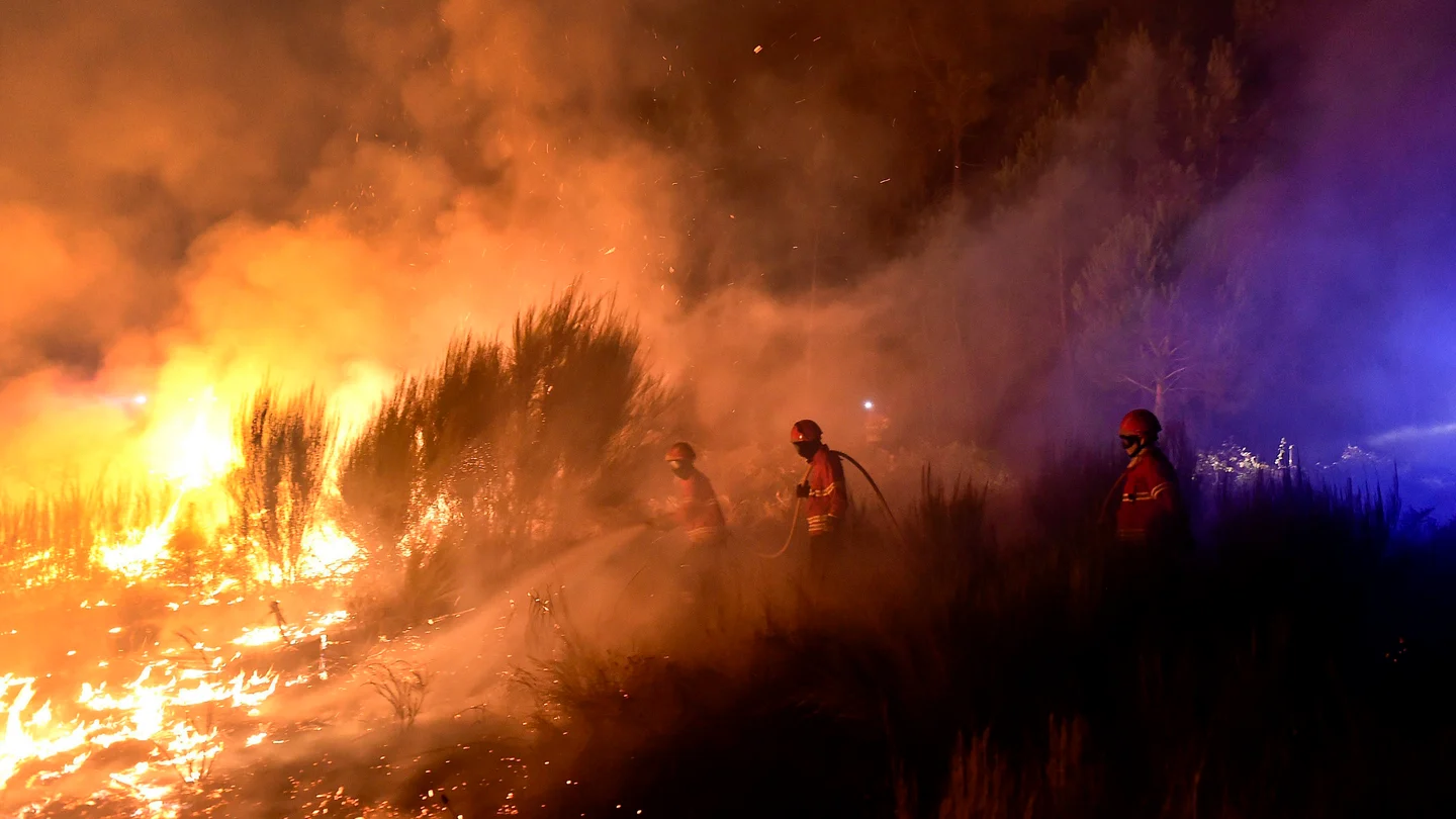Portugal se enfrenta a una oleada de incendios cuyos daños no se pueden cuantificar aún Portugal se enfrenta a una oleada de incendios cuyos daños no se pueden cuantificar aún