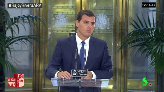 Frame 1.731578 de: Albert Rivera: "Por Espa&ntilde;a estoy dispuesto a sentarme en la mesa con aquellos que creo que no merecen gobernar"