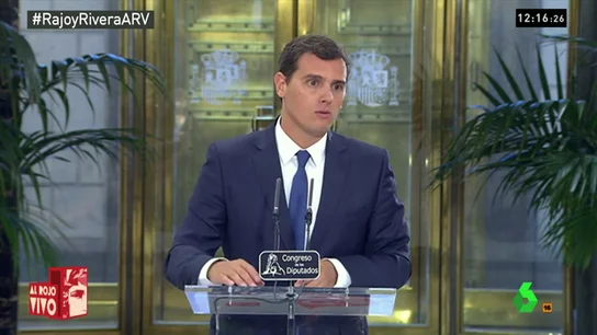 Frame 1.731578 de: Albert Rivera: "Por España estoy dispuesto a sentarme en la mesa con aquellos que creo que no merecen gobernar" Frame 1.731578 de: Albert Rivera: "Por España estoy dispuesto a sentarme en la mesa con aquellos que creo que no merecen gobernar"