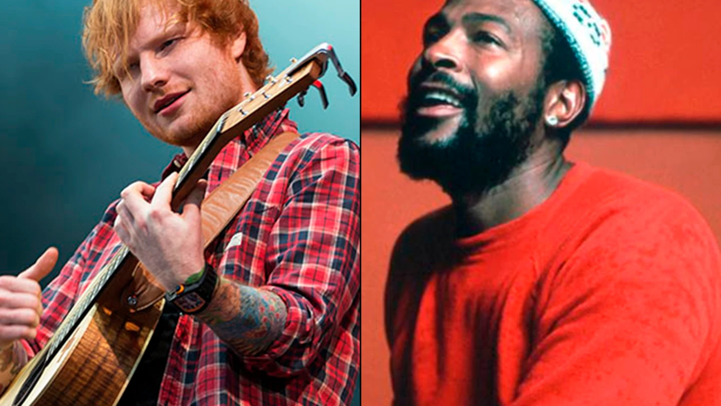 Ed Sheeran y Marvin Gaye Ed Sheeran y Marvin Gaye