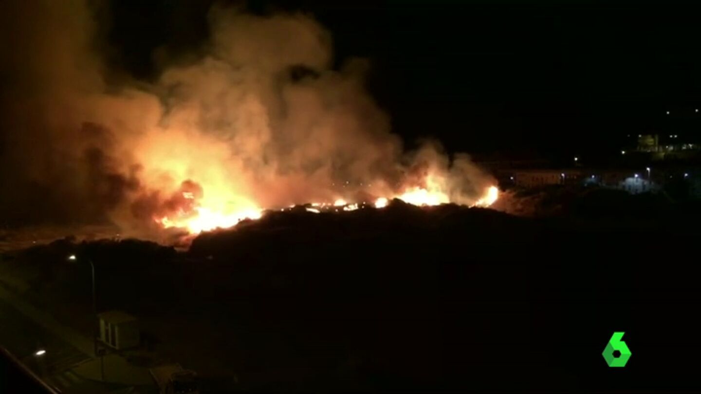 Incendio en Plasencia