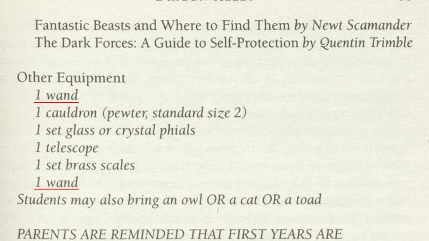 Errata en 'Harry Potter y la piedra filosofal'