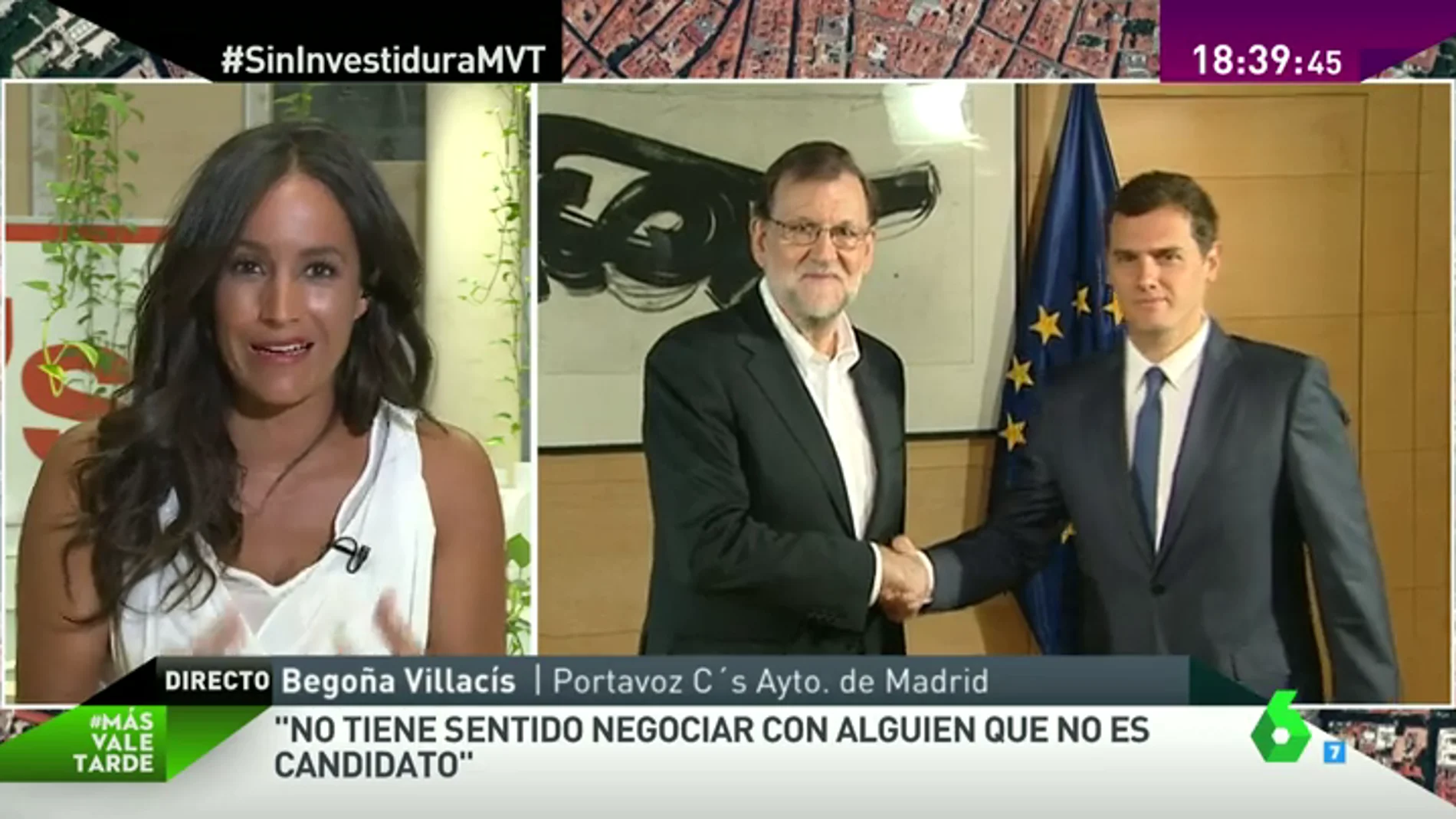 Frame 90.390139 de: Villacís: "Es un falso mito que Rajoy sepa calcular los tiempos, lo que mide es la paciencia de los ciudadanos"