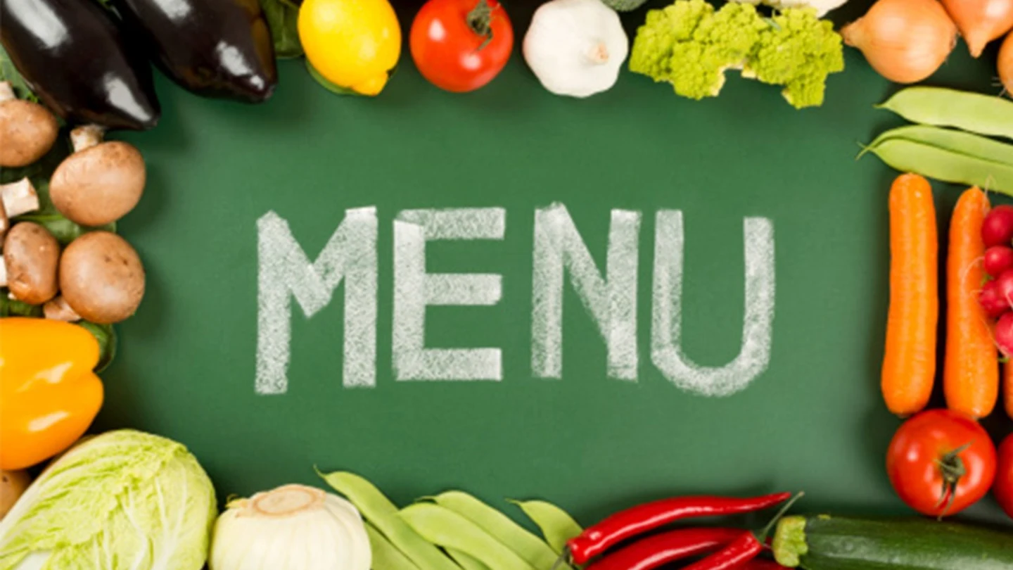 El menú de una dieta vegana El menú de una dieta vegana