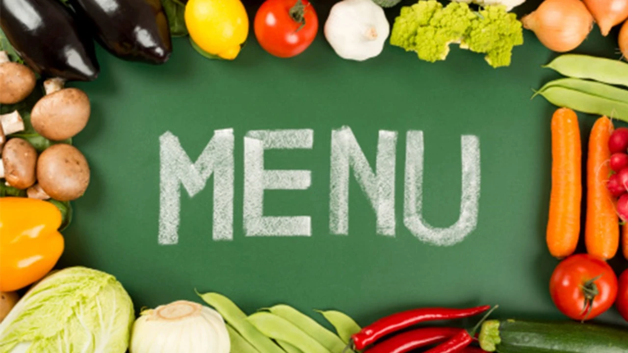 El menú de una dieta vegana El menú de una dieta vegana