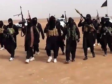 Un grupo de terroristas de Daesh Un grupo de terroristas de Daesh