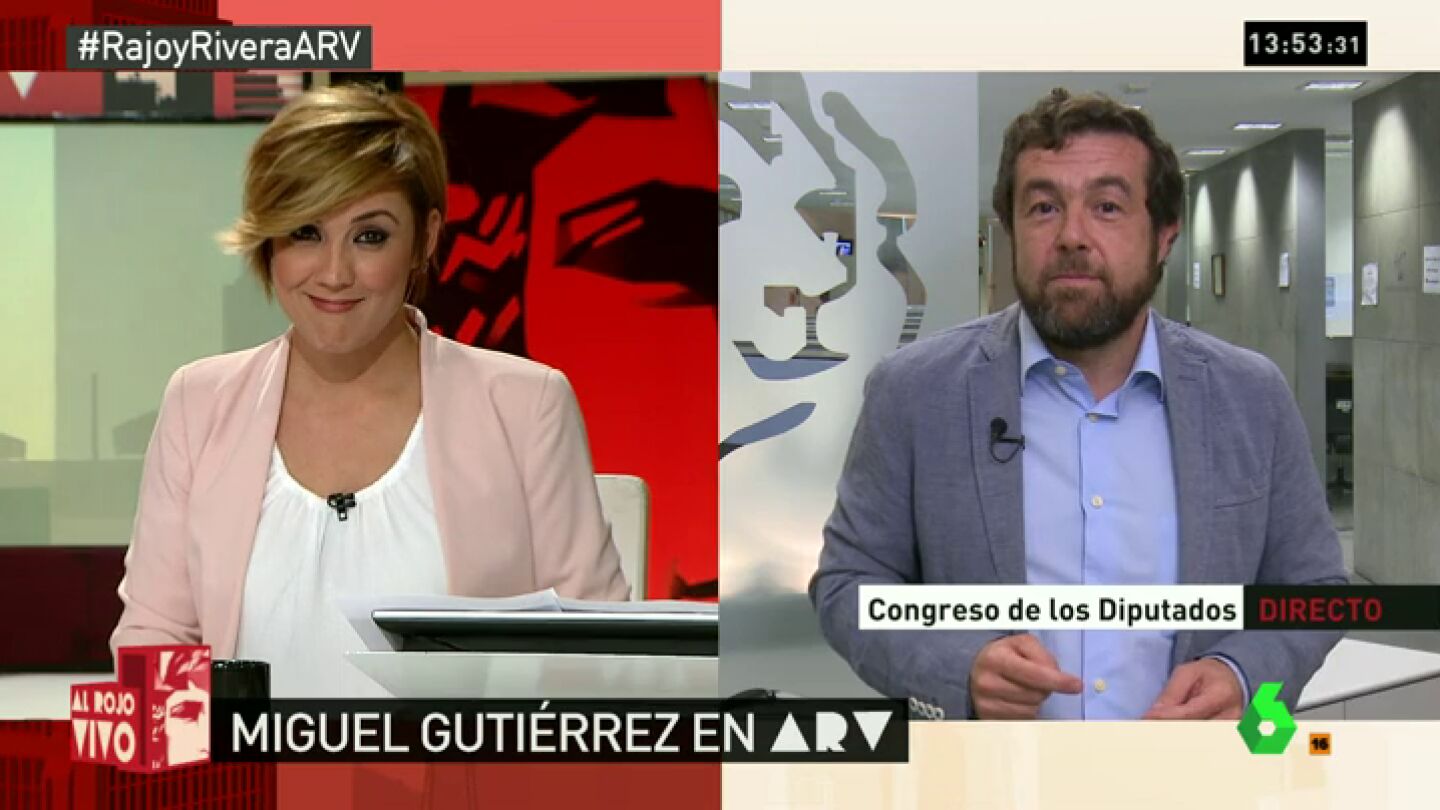 Frame 90.239983 de: Guiti&eacute;rrez: "Parece descabellado que Rajoy diga que es urgente y se vaya de vacaciones, algo de lo que no avis&oacute;"