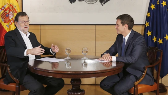 Mariano Rajoy y Albert Rivera Mariano Rajoy y Albert Rivera