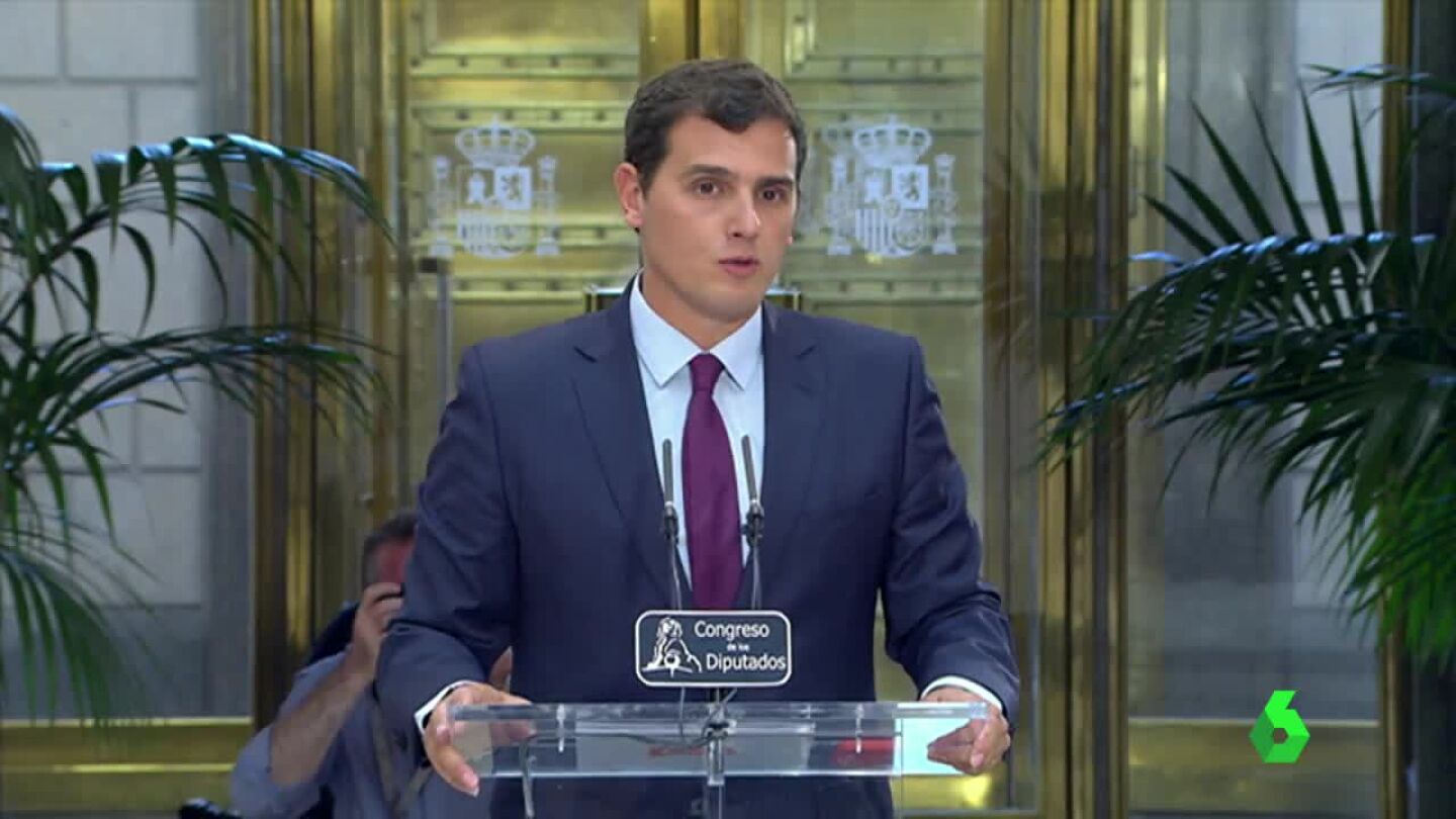 Albert Rivera comparece en el Congreso