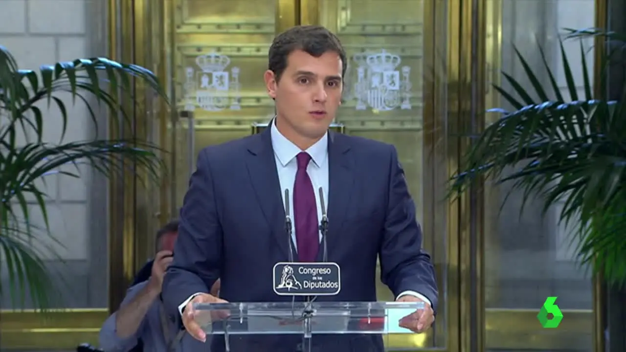 Albert Rivera comparece en el Congreso Albert Rivera comparece en el Congreso