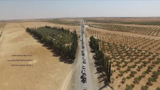 imagen de la huida de Daesh imagen de la huida de Daesh