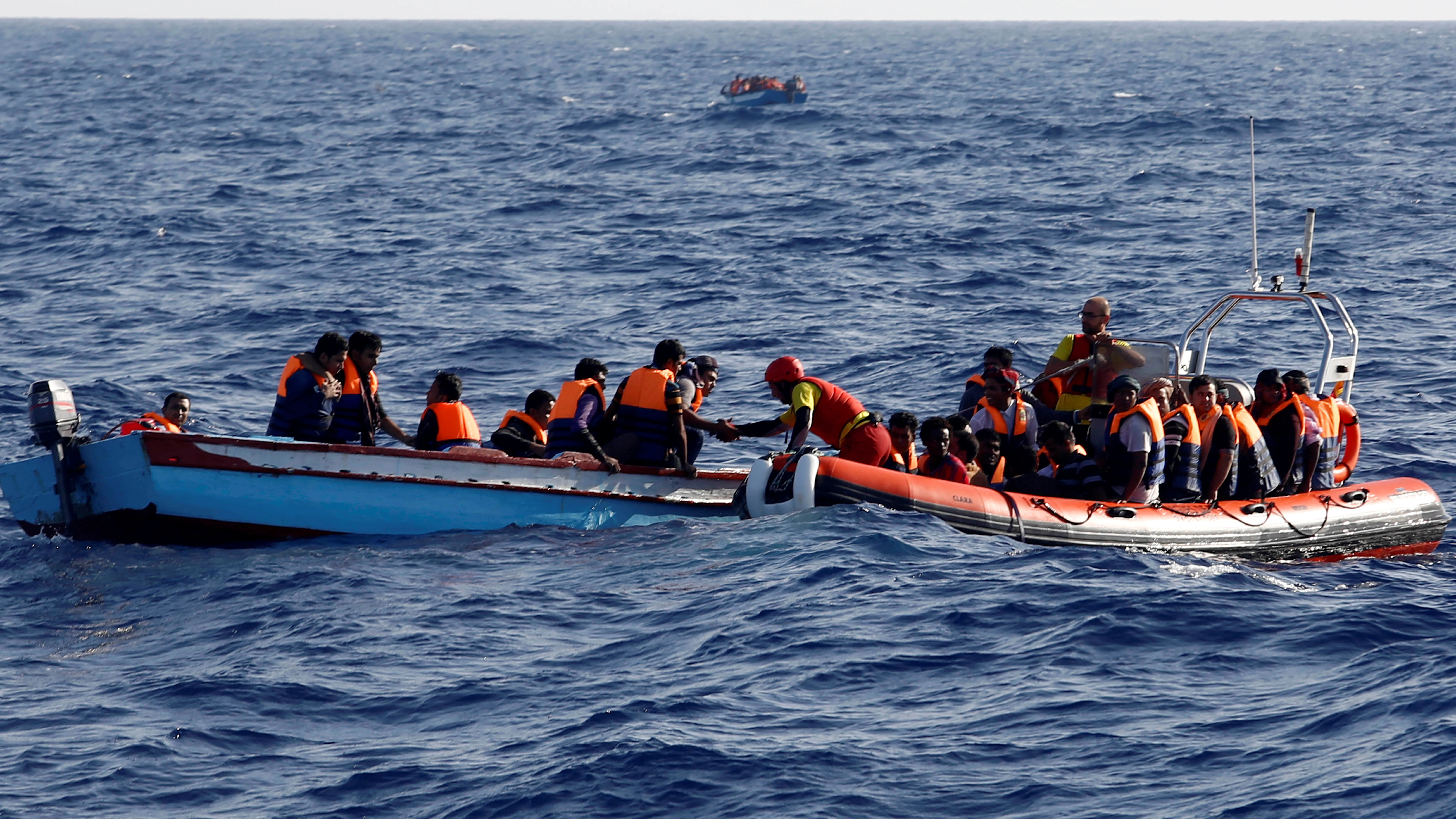 Rescate frente a las costas de Libia