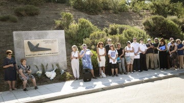 Homenaje a las víctimas del accidente de Spanair