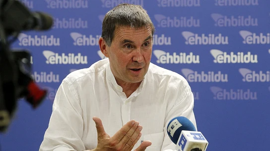 Arnaldo Otegi durante una entrevista a EFE Arnaldo Otegi durante una entrevista a EFE