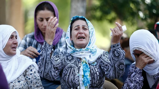Familiares de las víctimas del atentado Familiares de las víctimas del atentado