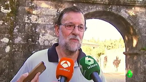 Mariano Rajoy habla con los medios Mariano Rajoy habla con los medios