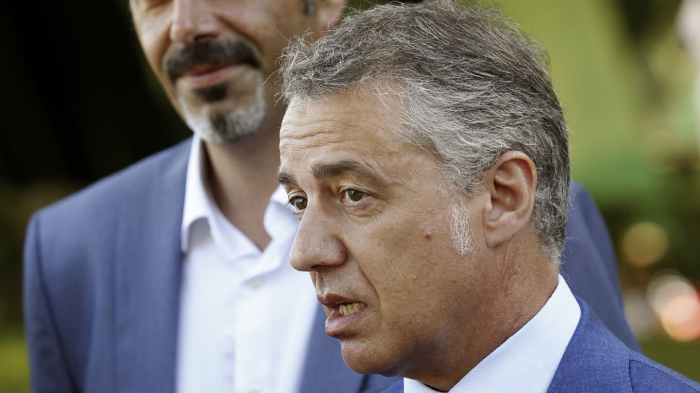 Urkullu habla con los medios de comunicaci&oacute;n