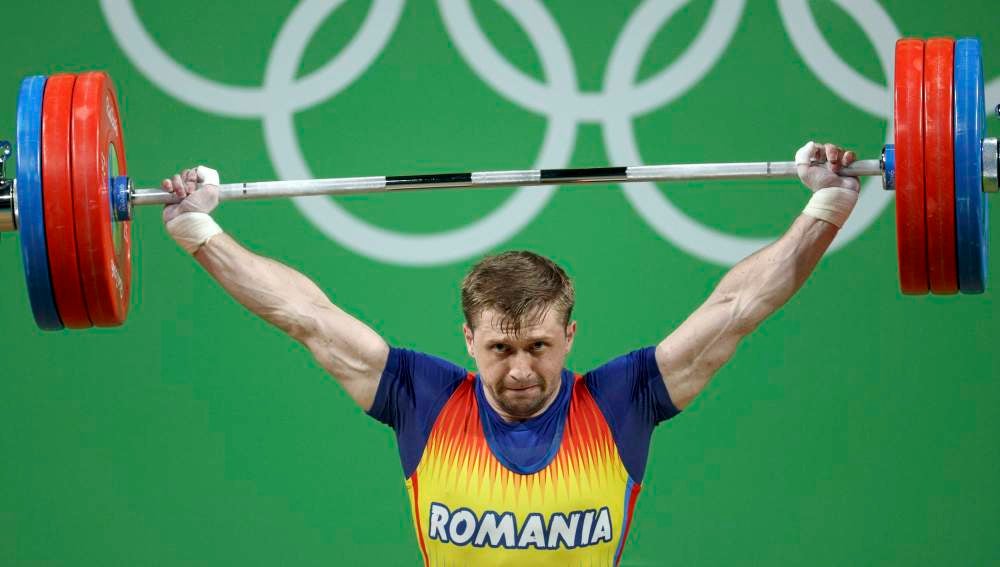 Gabriel Sincraian, durante su ejercicio en los Juegos de Río