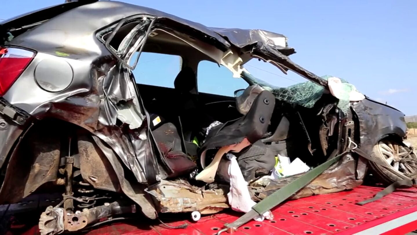 Frame 36.511685 de: Una familia muere en un accidente de tr&aacute;fico al noreste de Mallorca