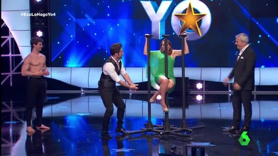 Silvia Abril se sube al escenario para realizar 'Equilibrios' Silvia Abril se sube al escenario para realizar 'Equilibrios'