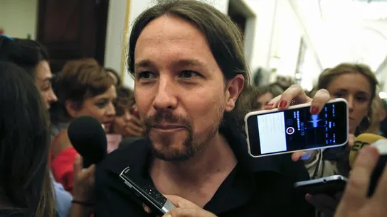 Pablo Iglesias cree que Mariano Rajoy lo que ha planteado es "el caos o yo" Pablo Iglesias cree que Mariano Rajoy lo que ha planteado es "el caos o yo"