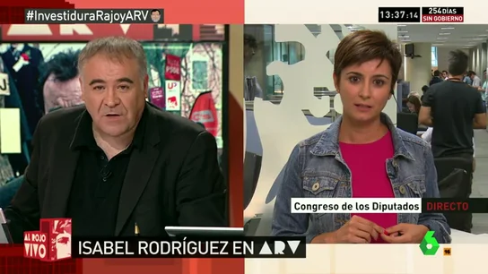 Frame 76.415271 de: Isabel Rodríguez: "Le diremos que 'no' a Rajoy, nadie le cree, ha mentido mucho" Frame 76.415271 de: Isabel Rodríguez: "Le diremos que 'no' a Rajoy, nadie le cree, ha mentido mucho"