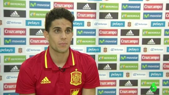 Marc Bartra, jugador de la Selecci&oacute;n espa&ntilde;ola