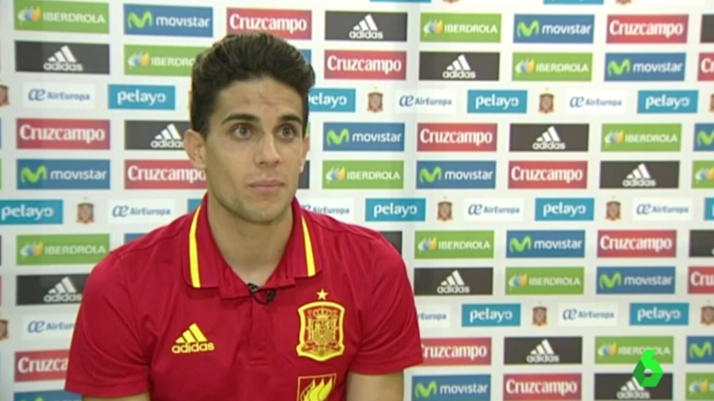 Marc Bartra, jugador de la Selecci&oacute;n espa&ntilde;ola