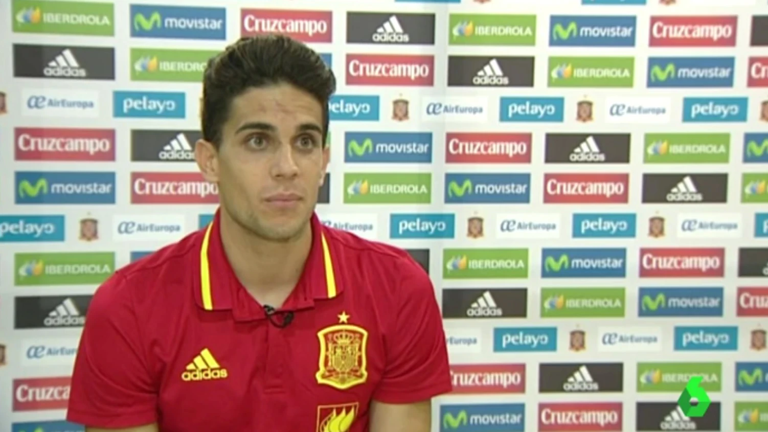 Marc Bartra, jugador de la Selección española