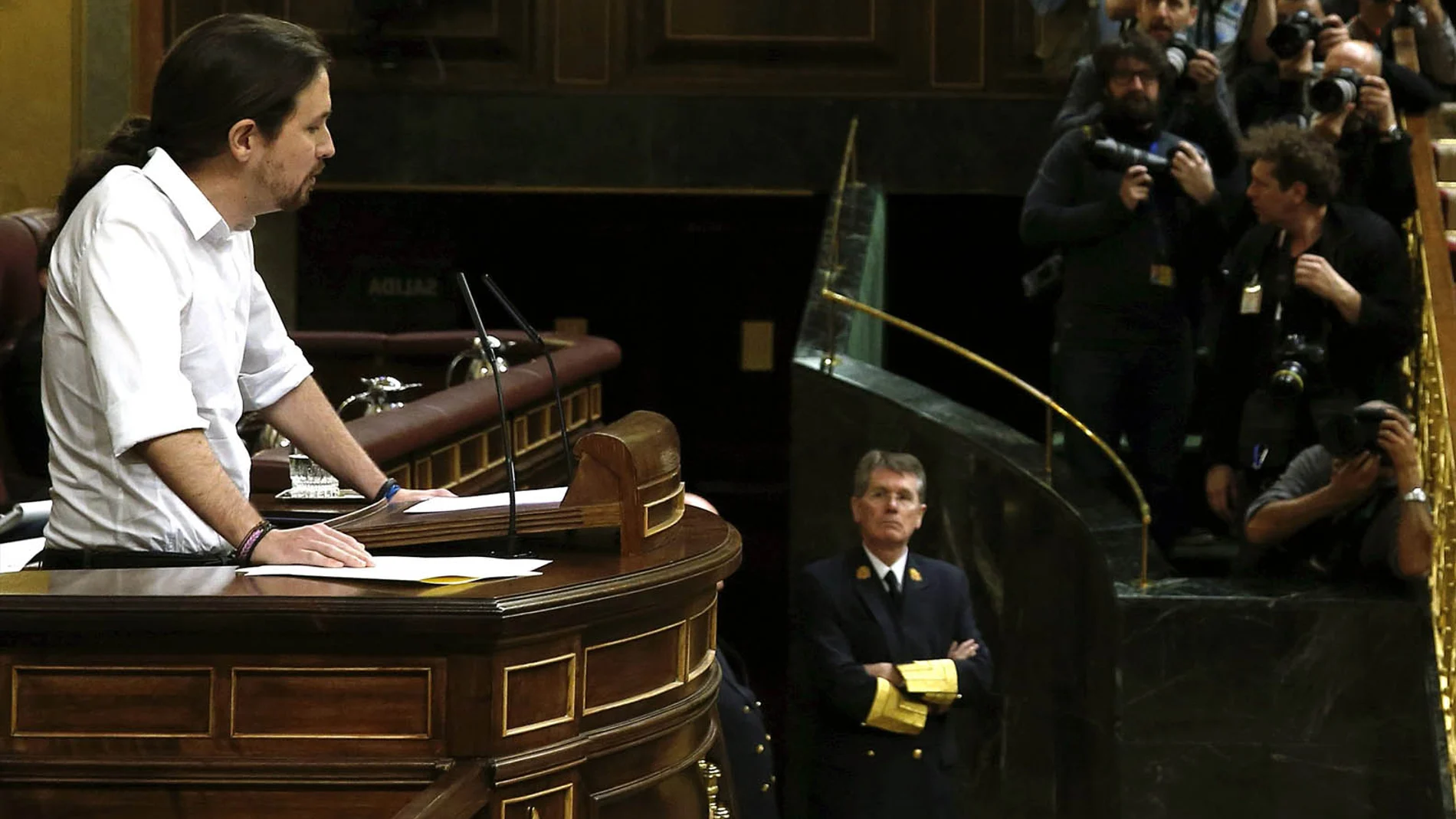 Pablo Iglesias en el Congreso