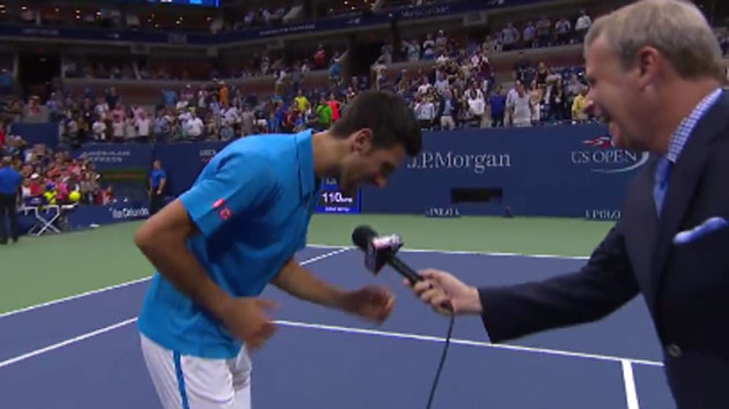Djokovic imita a Phil Collins