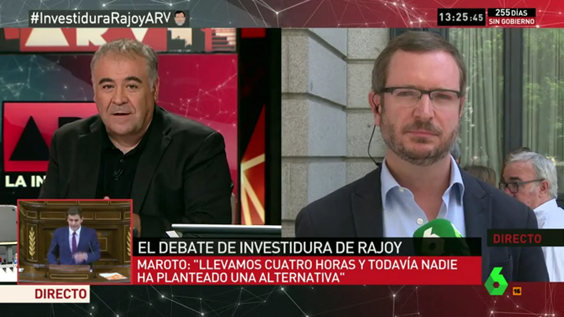 Javier Maroto, vicesecretario sectorial del PP, interviene en Al Rojo Vivo