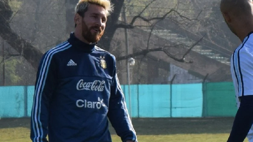 Messi y Mascherano con la selección argentina. Messi y Mascherano con la selección argentina.