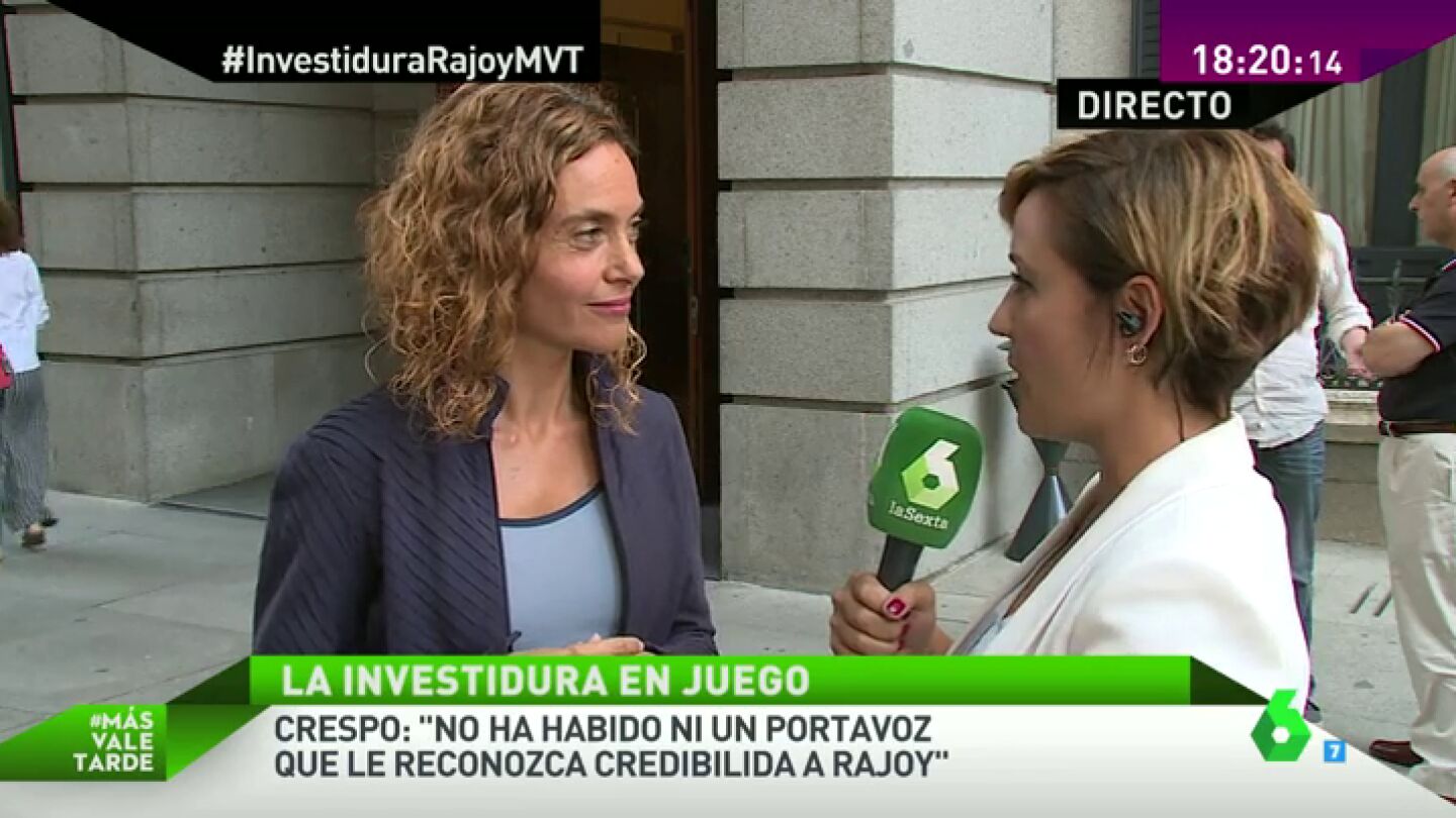 Frame 7.92785 de: Meritxell Batet: "La incompatibilidad de C's y Podemos hace muy dif&iacute;cil construir una alternativa"