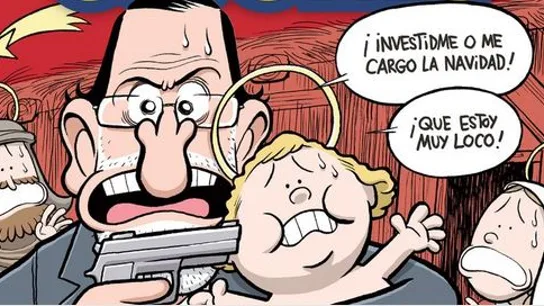 Portada de 'El Jueves' sobre el Debate de Investidura Portada de 'El Jueves' sobre el Debate de Investidura