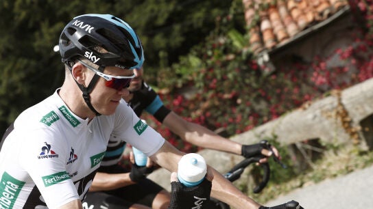 Chris Froome, durante la etapa