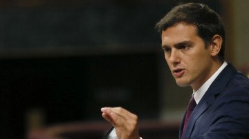 Albert Rivera durante su intervención