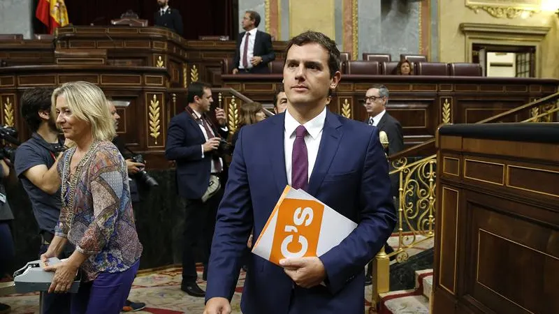 Albert Rivera llega al Congreso de los Diputados Albert Rivera llega al Congreso de los Diputados