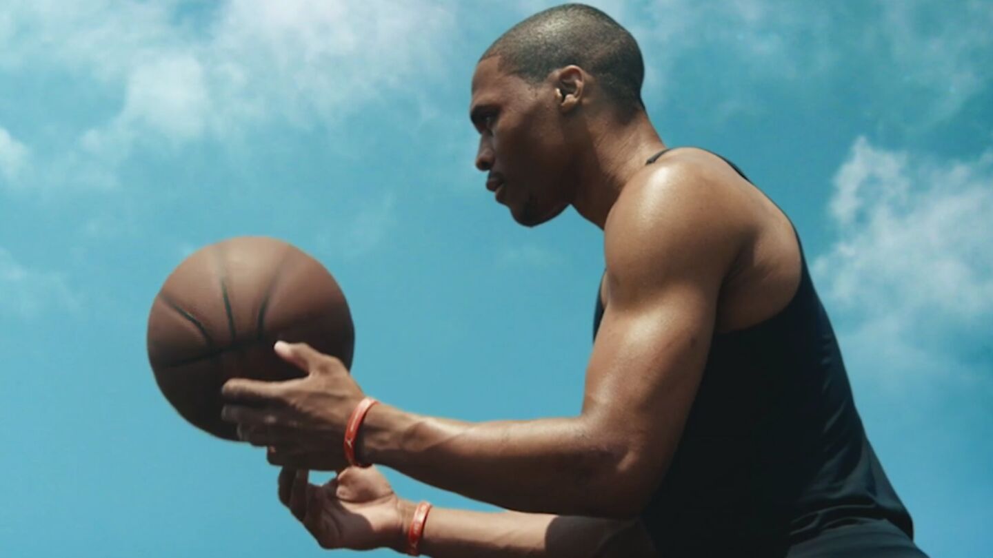 Russell Westbrook, en un anuncio