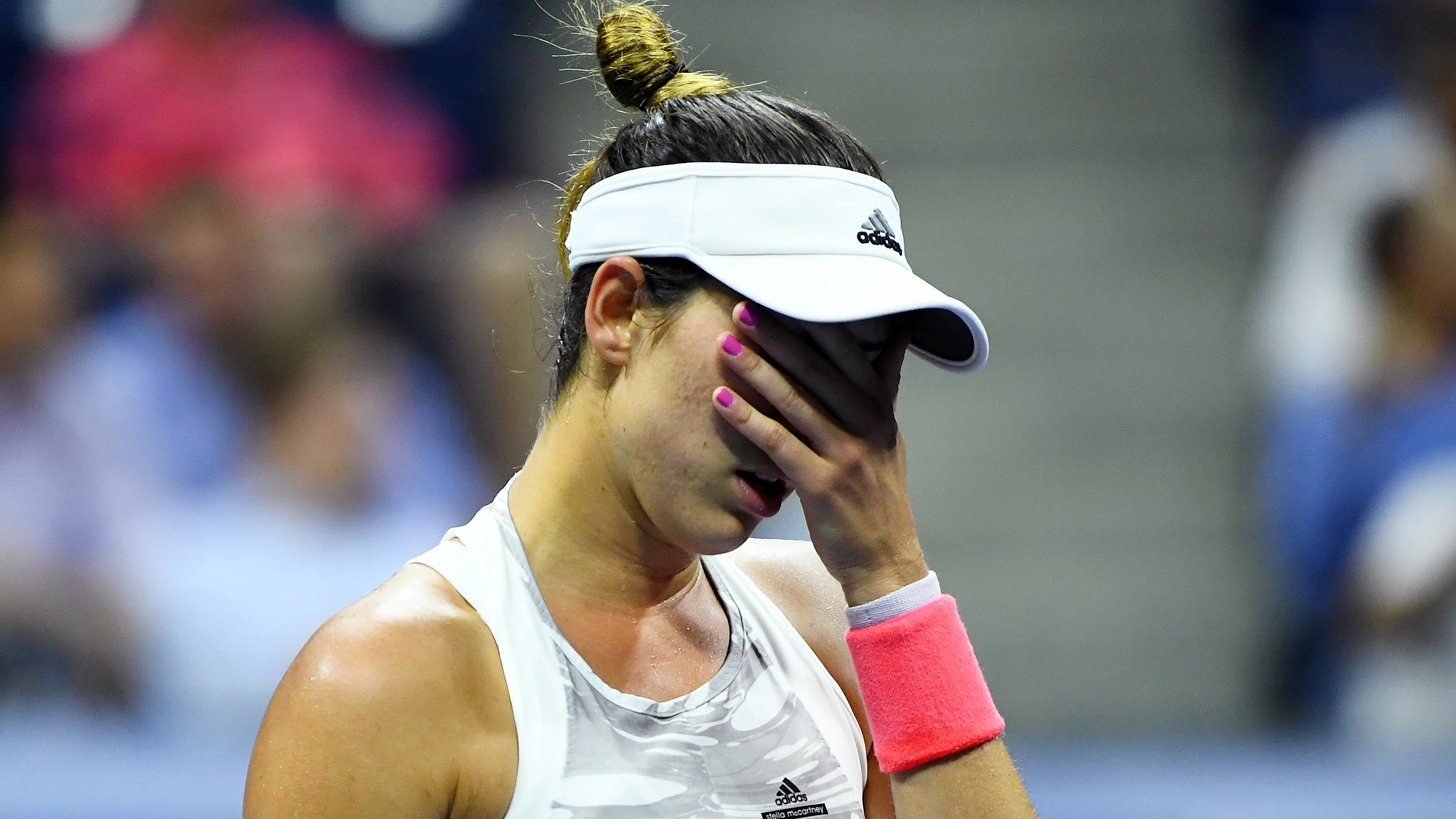 Muguruza, tras su derrota en el US Open