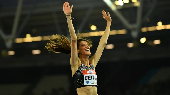 Ruth Beitia, durante la Diamond League Ruth Beitia, durante la Diamond League