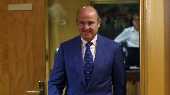 Luis de Guindos, ministro de Economía en funciones Luis de Guindos, ministro de Economía en funciones