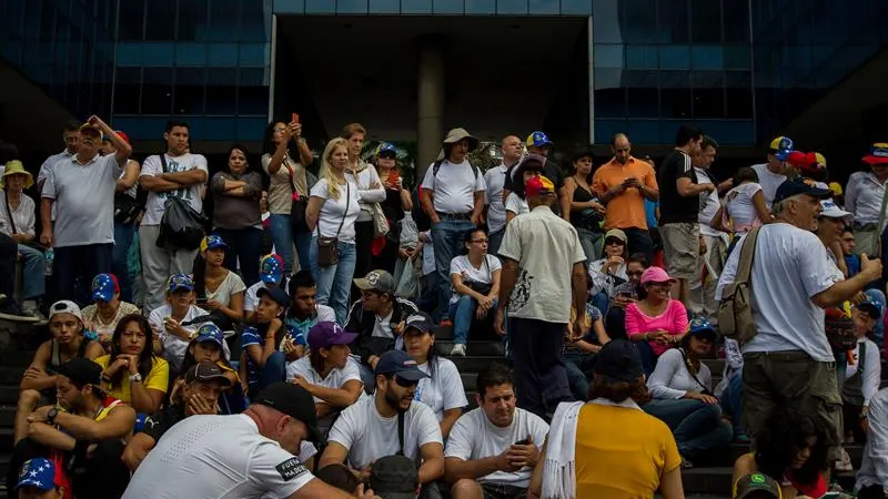 Manifestación en Caracas