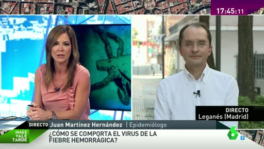 Un epidemiólogo, sobre la Fiebre Hemorrágica: "No hay riesgo de epidemia a ningún nivel" Un epidemiólogo, sobre la Fiebre Hemorrágica: "No hay riesgo de epidemia a ningún nivel"