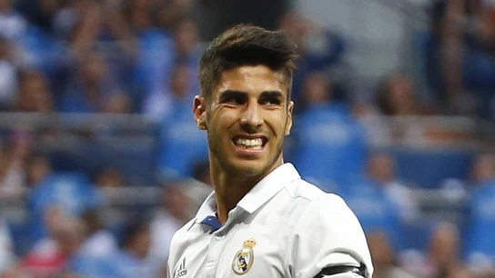 Marco Asensio, con el Real Madrid Marco Asensio, con el Real Madrid