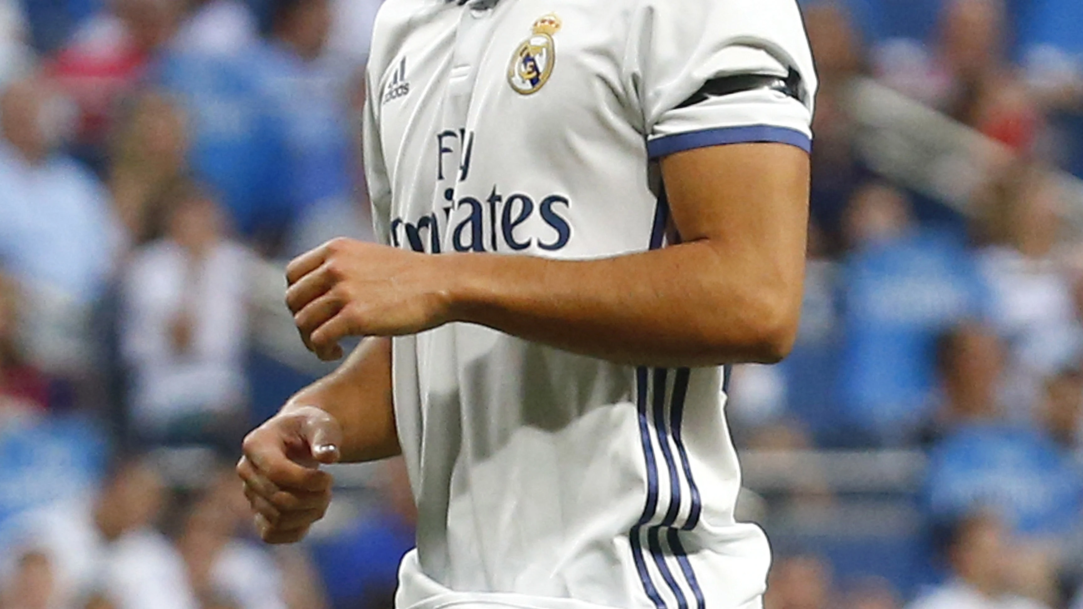 Marco Asensio, con el Real Madrid