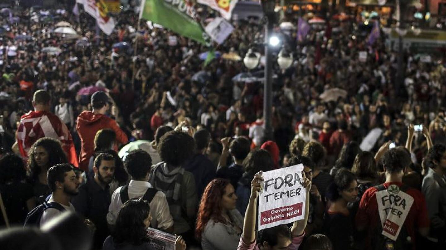 Protestas en Brasil