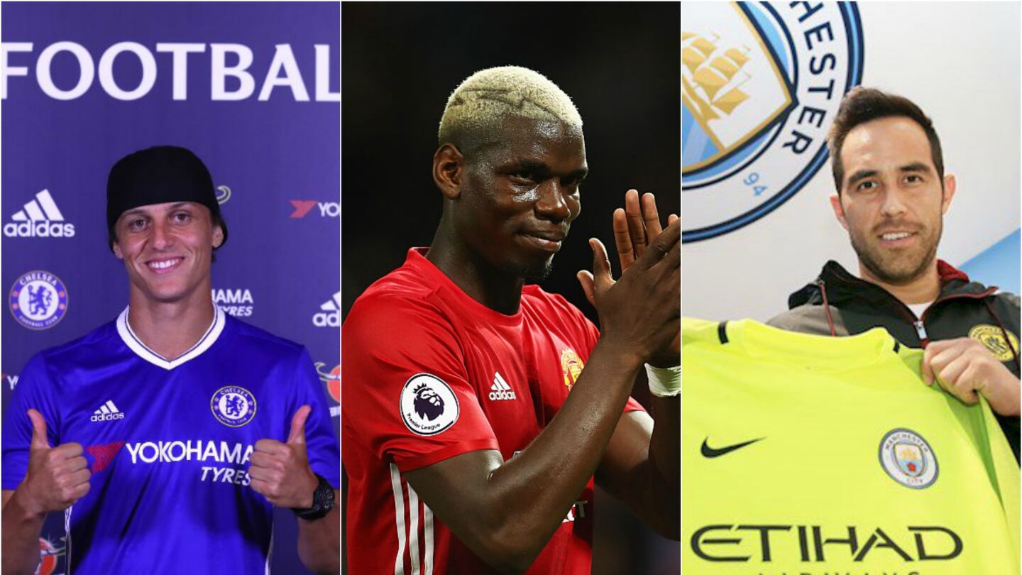 Pogba, David Luiz y Bravo, grandes fichajes del verano