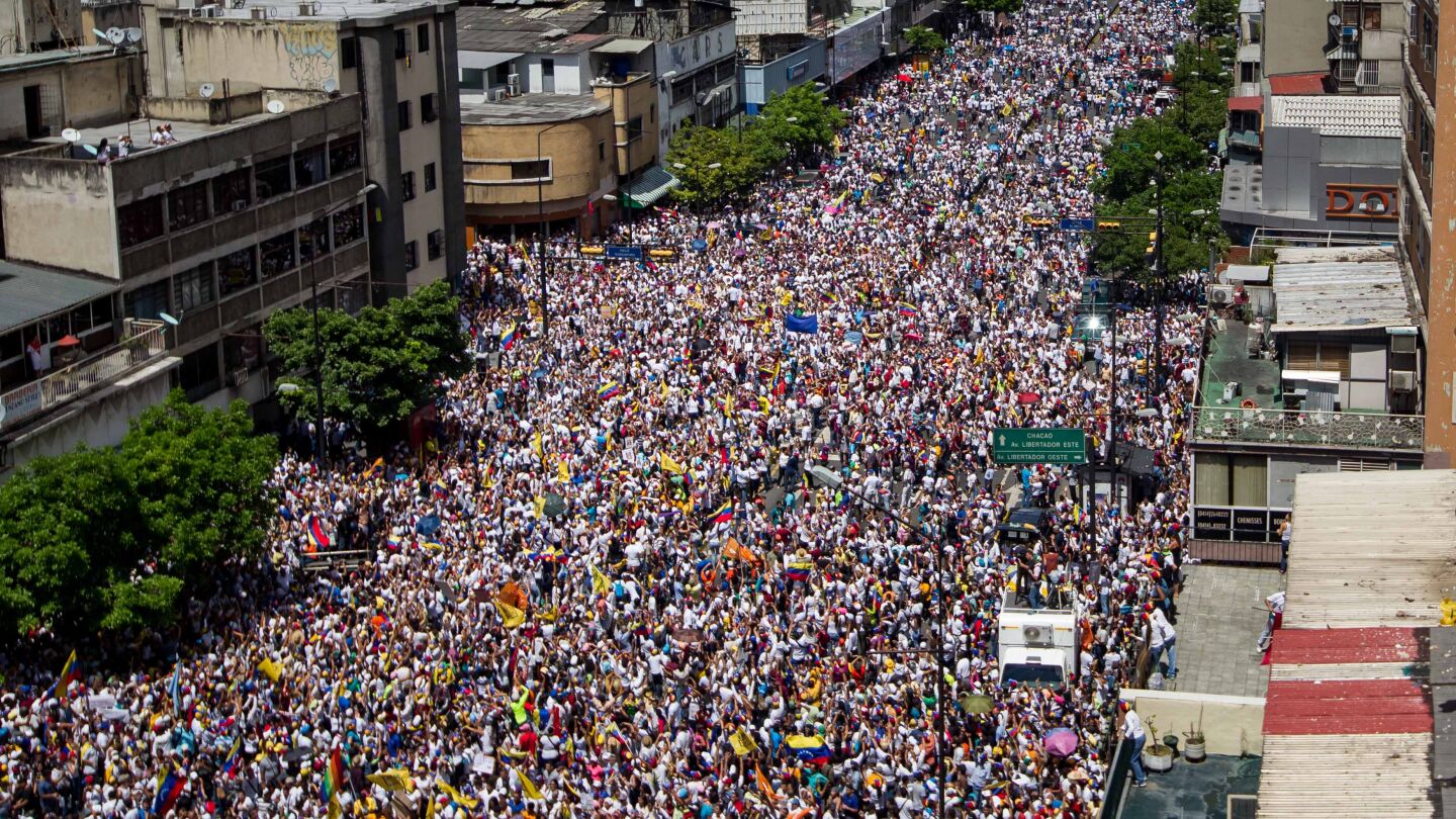 Manifestaci&oacute;n en Caracas
